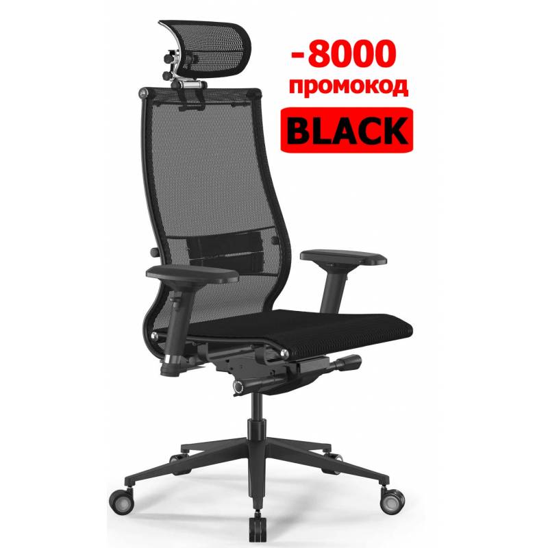 Кресло Метта Samurai Black Edition New главное фото