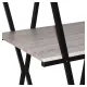 Стол на металлокаркасе BRABIX LOFT CD-004, 1200х535х1110 мм, 3 полки, цвет дуб антик, 641219. Фото товара с разных ракурсов.