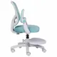 Кресло детское с подставкой для ног  "Sky MG-206", велюр, голубое, 533155. Фото товара с разных ракурсов.
