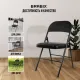 Стул складной для дома и офиса  "Golf Plus CF-003 Комфорт", черный каркас, кожзам черный, 531566. Фото товара с разных ракурсов.
